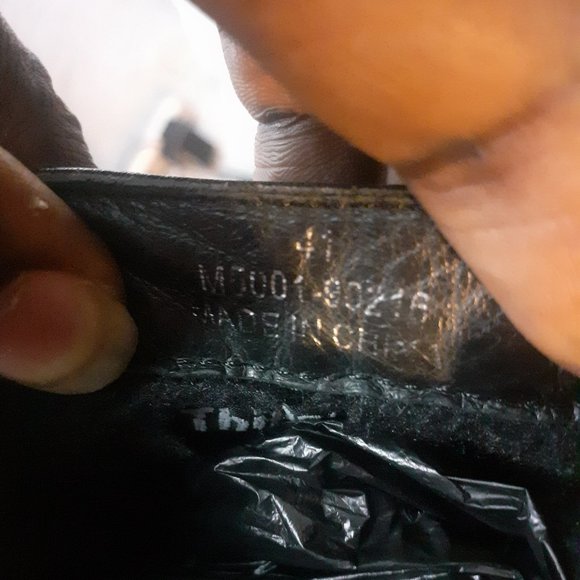 Winter boot, 100%Leather Faux fur Weatherproof Zip boot men41/9us/8uk=wmn10us - Picture 4 of 5